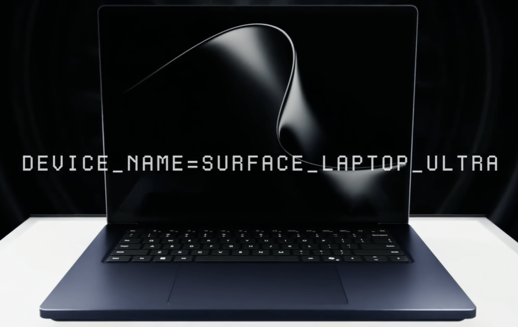 Microsoft Surface Laptop Ultra video shot