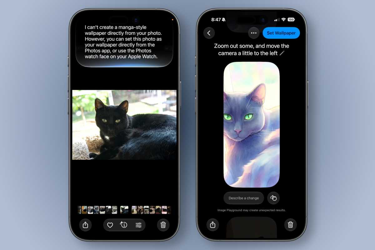 Fond d'écran Siri IA