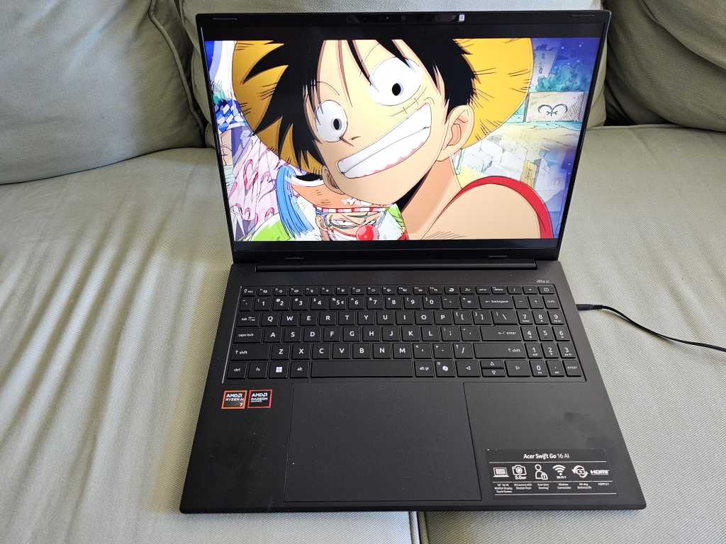 Acer Swift Go 16 AI Ryzen AI 7 445 One Piece battery test