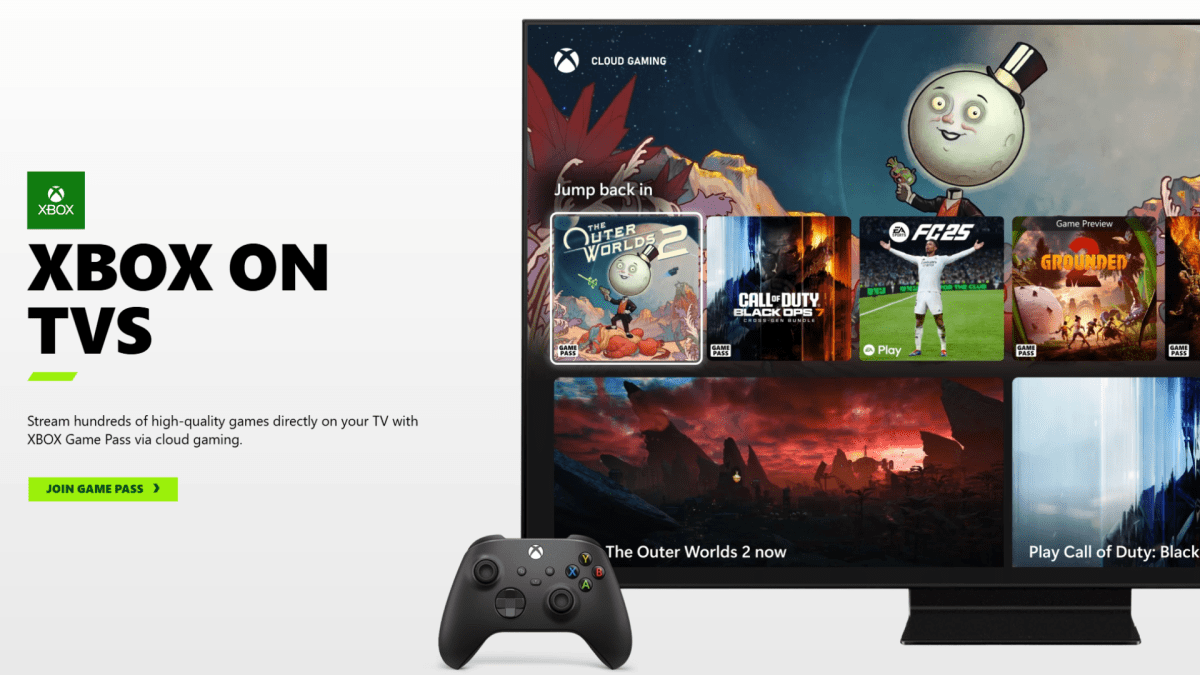 Image promotionnelle du Xbox Game Pass TV 