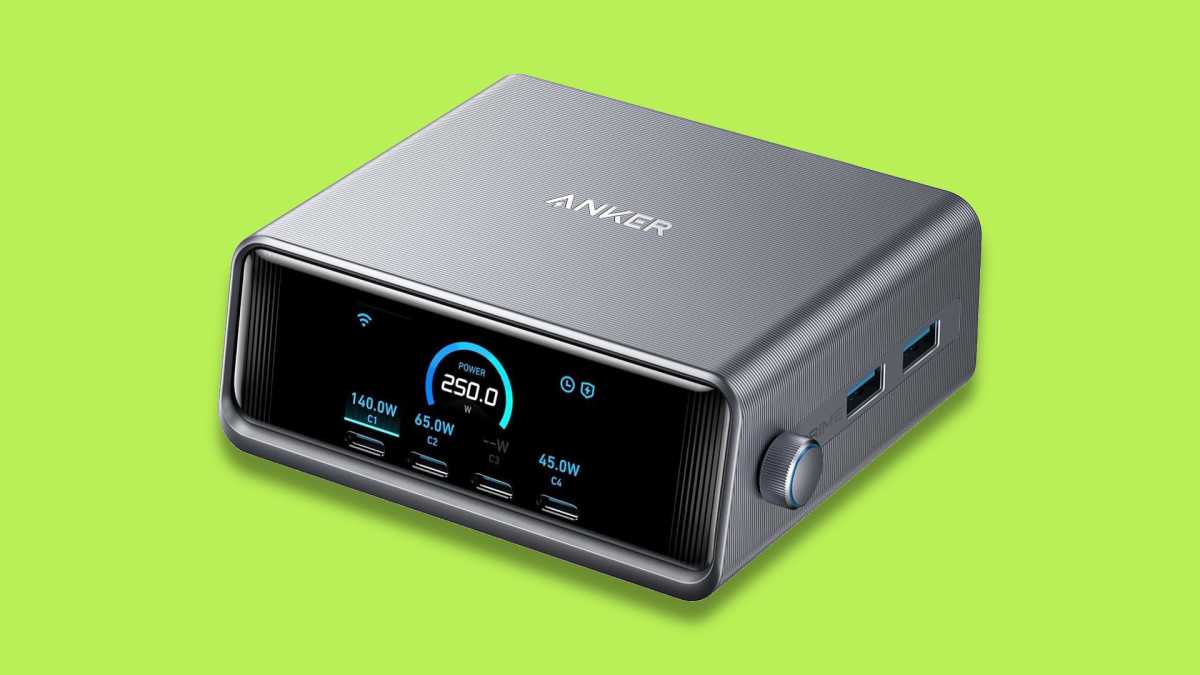 Station de recharge USB Anker Prime 250 W à 6 ports