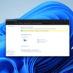 BitLocker window on default Windows 11 background