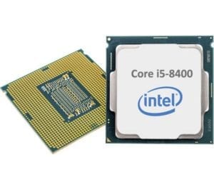 Vue du processeur Intel Core i5-8400