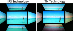 Différences entre un écran TN et IPS en fonction des angles de vue