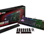 Vue de la présentation du clavier MSI Vigor GK80