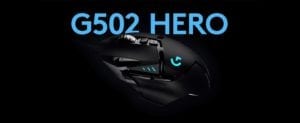 Vue de la Logitech G502 Hero