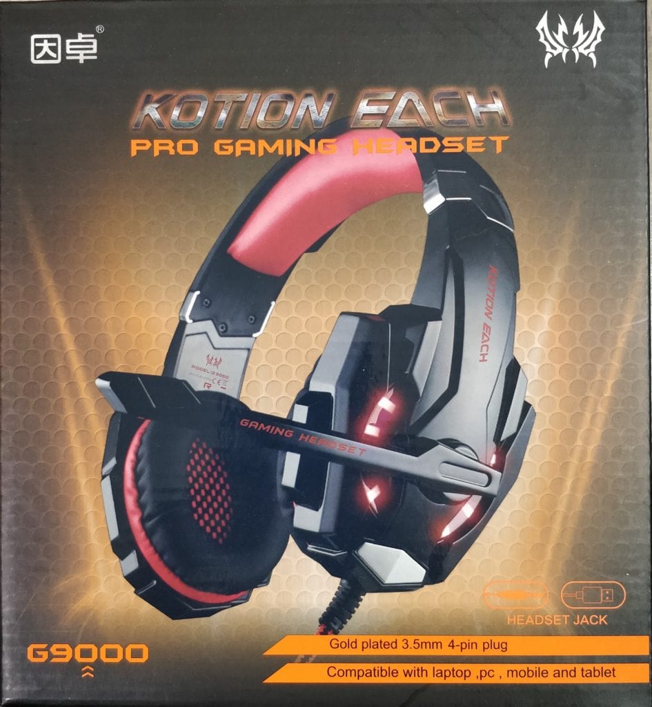 test kotion each g9000 headset mic on computer