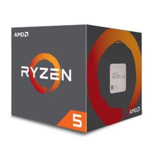 Vue de la boite du processeur AMD Ryzen 5 2600X