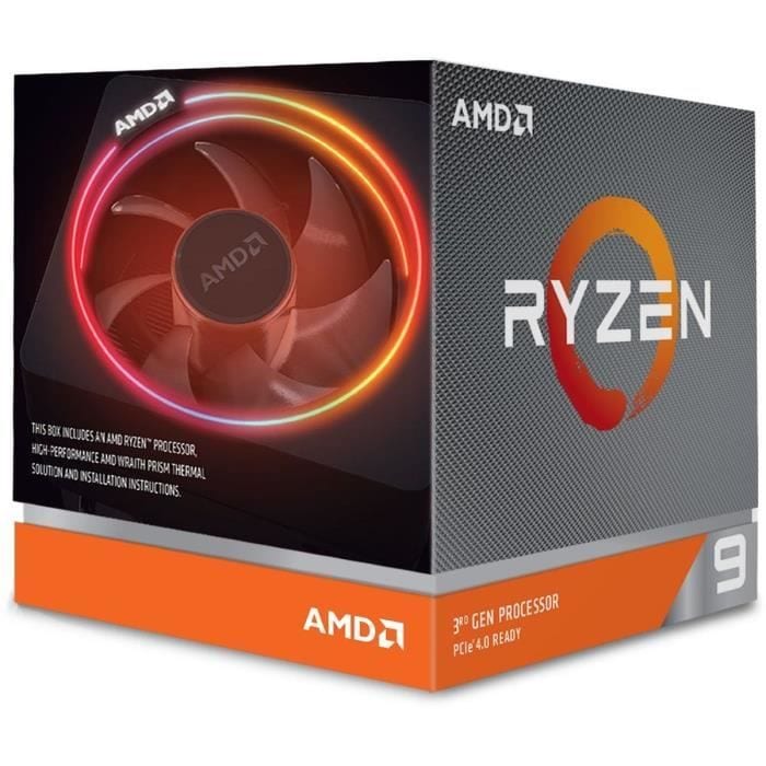 Vue du processeur AMD Ryzen 9 3900X