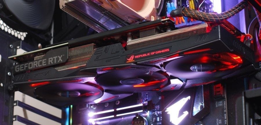 GeForce RTX 2070 ROG led