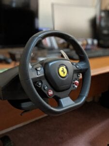 Volant + Pédalier THRUSTMASTER T80 RW Ferrari 488 GTB edition PS5/PS4