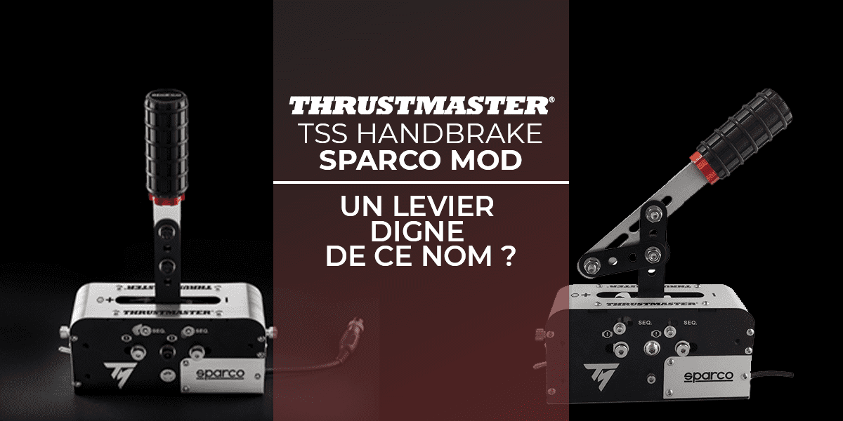 THRUSTMASTER - Frein à main et boîte de vitesses séquentielle TSS Handbrake  Sparco Mod+