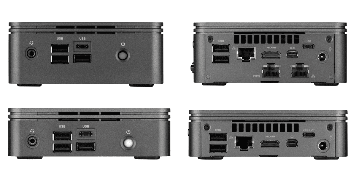 Les différentes déclinaisons du Gigabyte Brix MiniPC : la version HDD et la version Slim