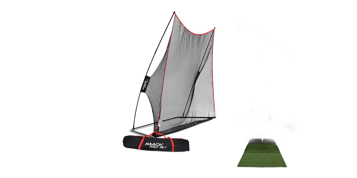 Le bundle Rukket 3 en 1 pour la simulation de golf en intérieur