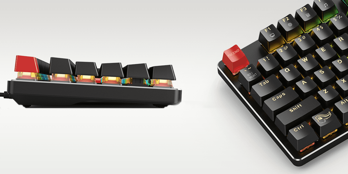 Les claviers GMMK : les Glorious Modular Mechanical Keyboard | Photo : Glorious