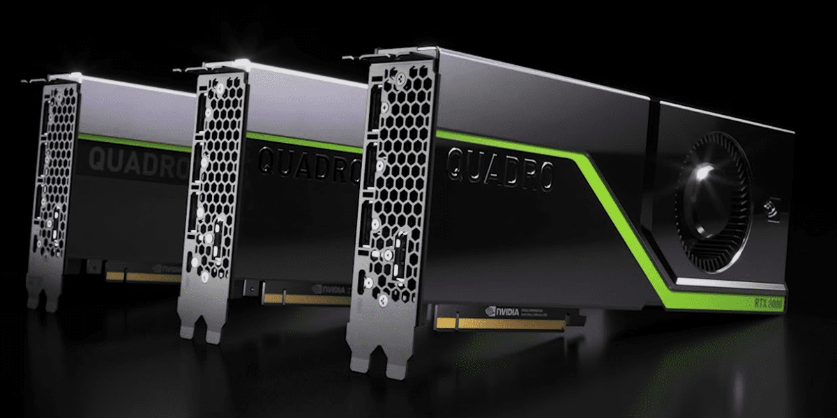Les GPU RTX 8000 de la série Quadro | Photo : Nvidia