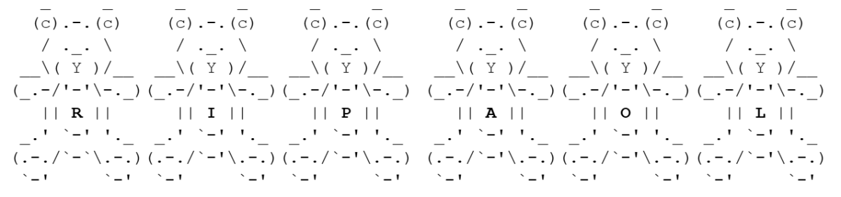 ASCII Art Hommage à la mort d'AOL Dial-up