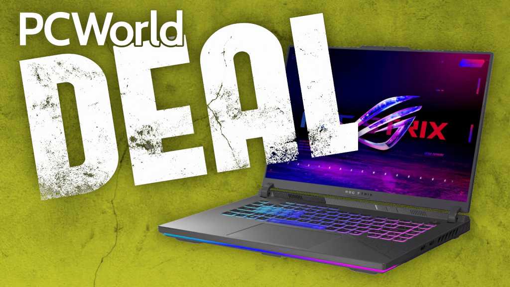 Asus ROG Strix G16 gaming laptop PCWorld deal