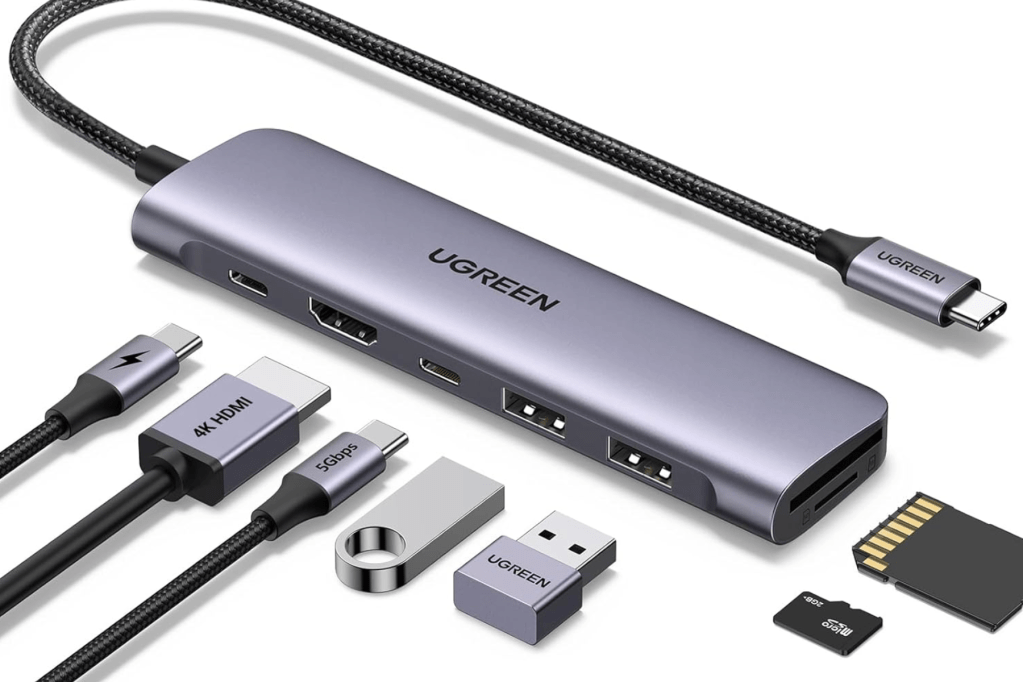 USB-C clever erweitern: UGREEN 7-in-1-Hub günstig bei Amazon