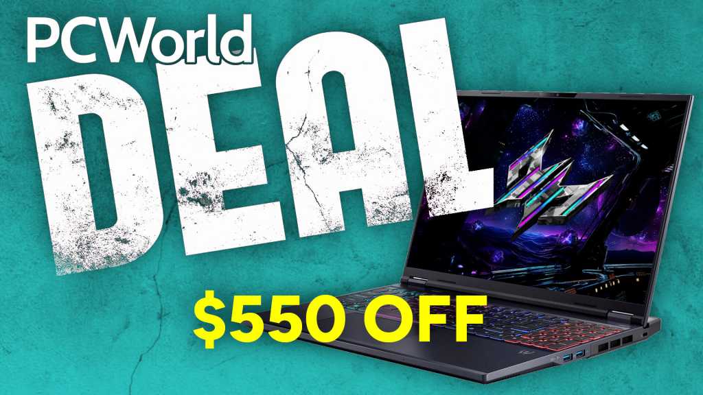 Acer Predator Helios Neo 16 AI gaming laptop PCWorld deal