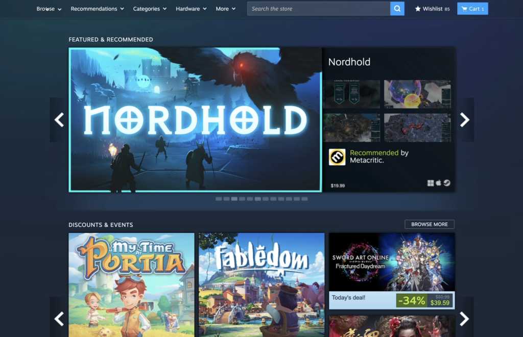 steam store new look 2025