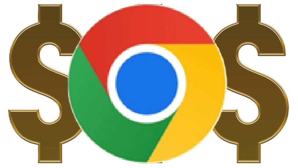 Google Chrome dollar signs