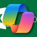 Microsoft Excel logo with Copilot icon on top