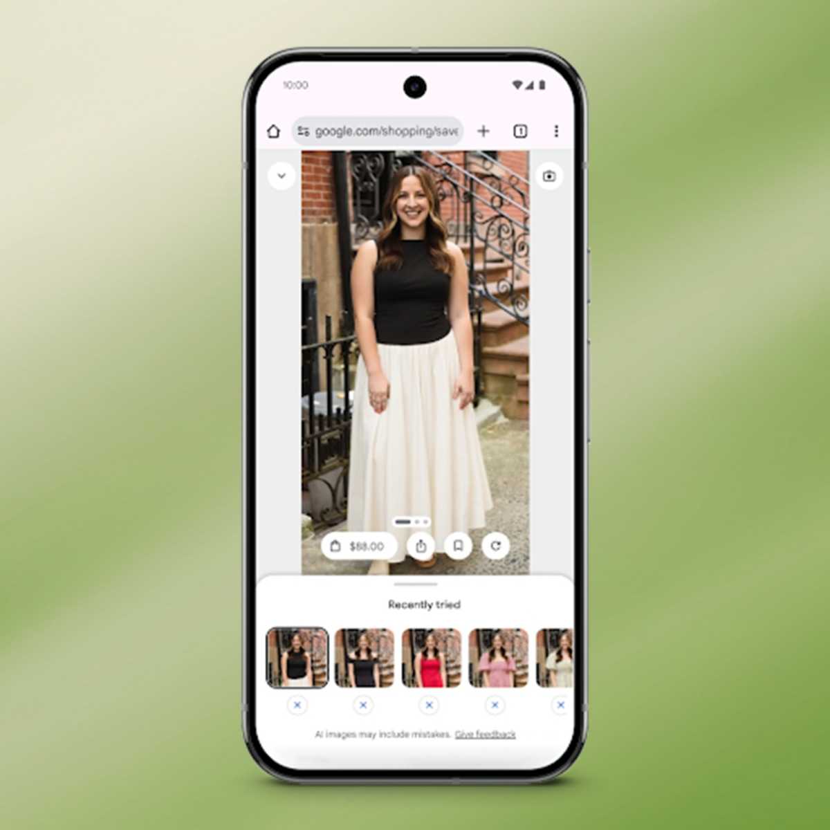 Google essaie-le sur les résultats