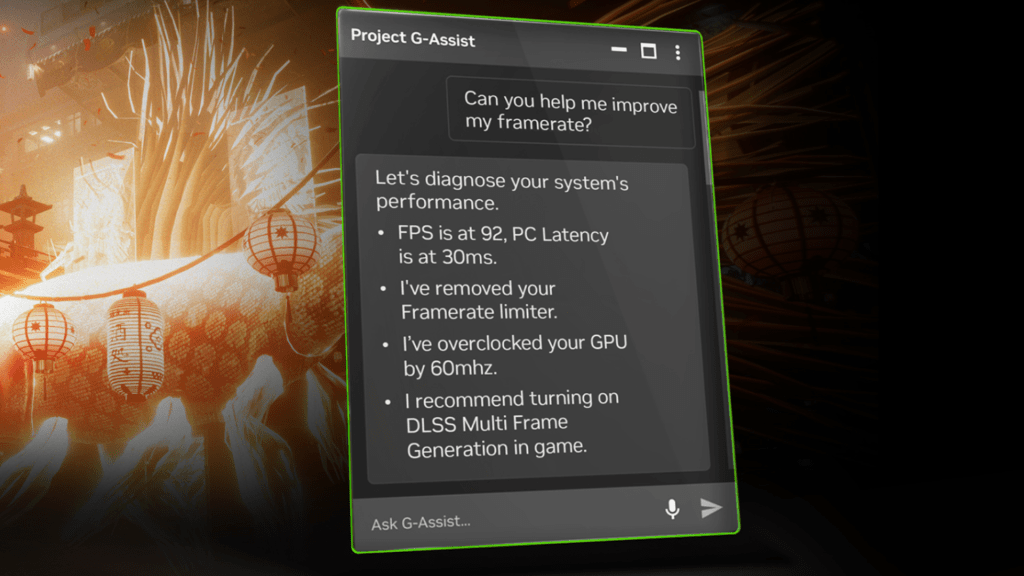 Nvidia G-assist AI