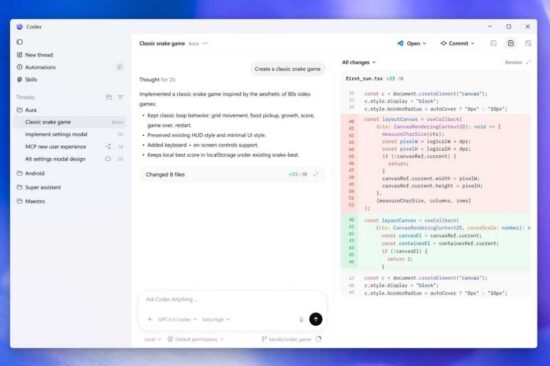 L'application de codage IA d'OpenAI arrive enfin sur Windows - Mon set ...