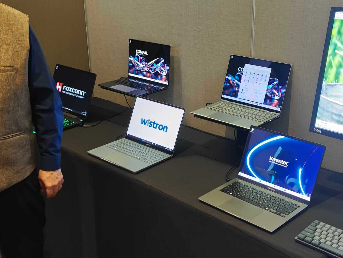 Systèmes de démonstration Intel Panther Lake