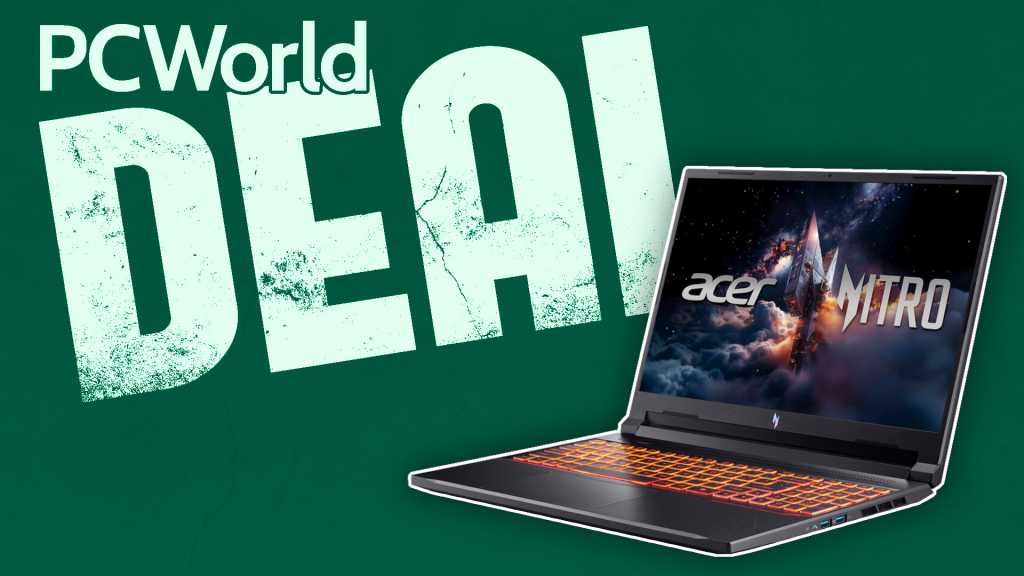Acer Nitro V 16 gaming laptop PCWorld deal