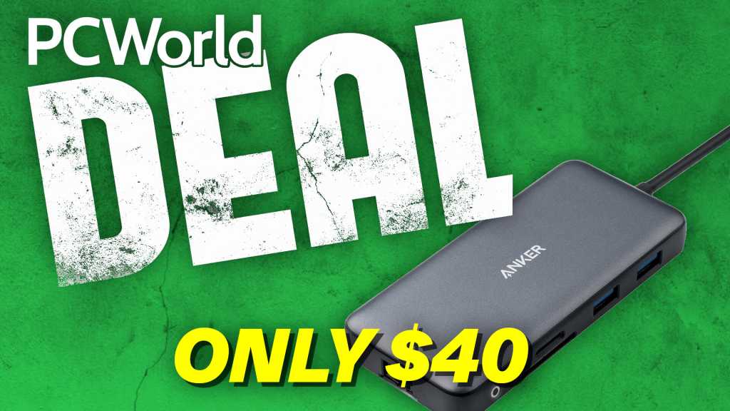 Anker 8-in-1 USB-C hub PCWorld deal