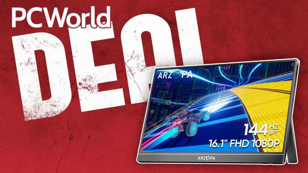 Arzopa Z1FC portable gaming monitor PCWorld deal