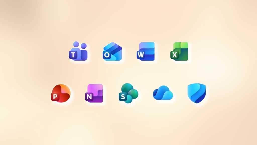 Microsoft 365 Office app icons