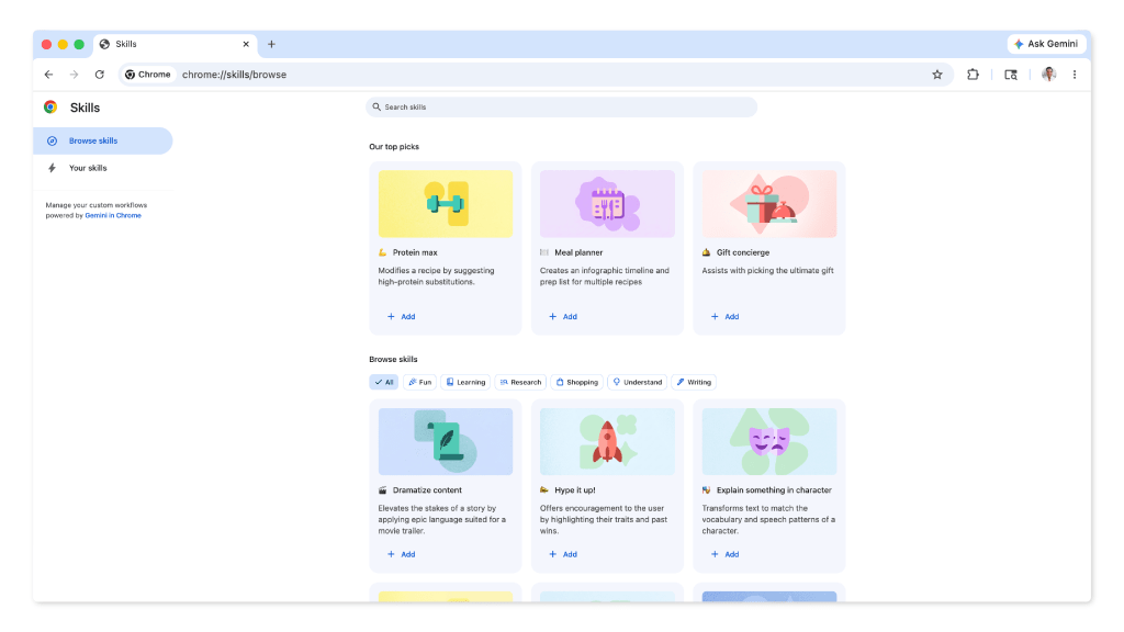 Google Gemini Skills