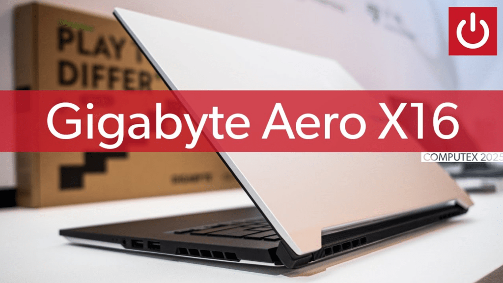 Gigabyte Aero X16 laptop computex