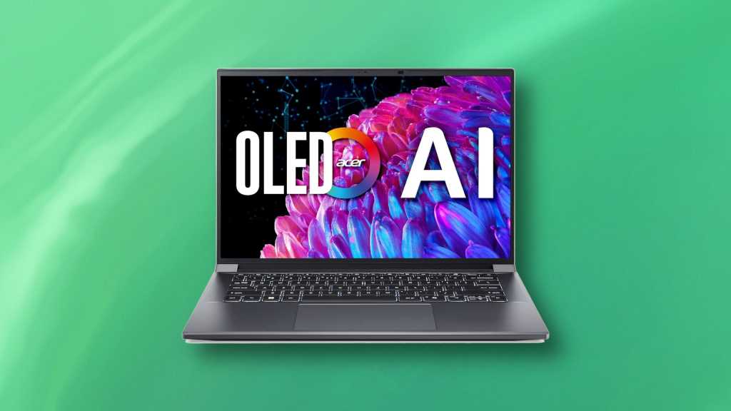 Acer Swift X 14 OLED gaming laptop promo
