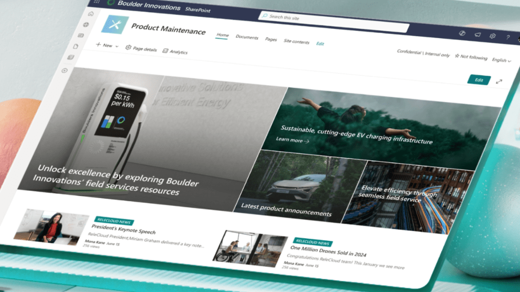 Microsoft Sharepoint promotional image