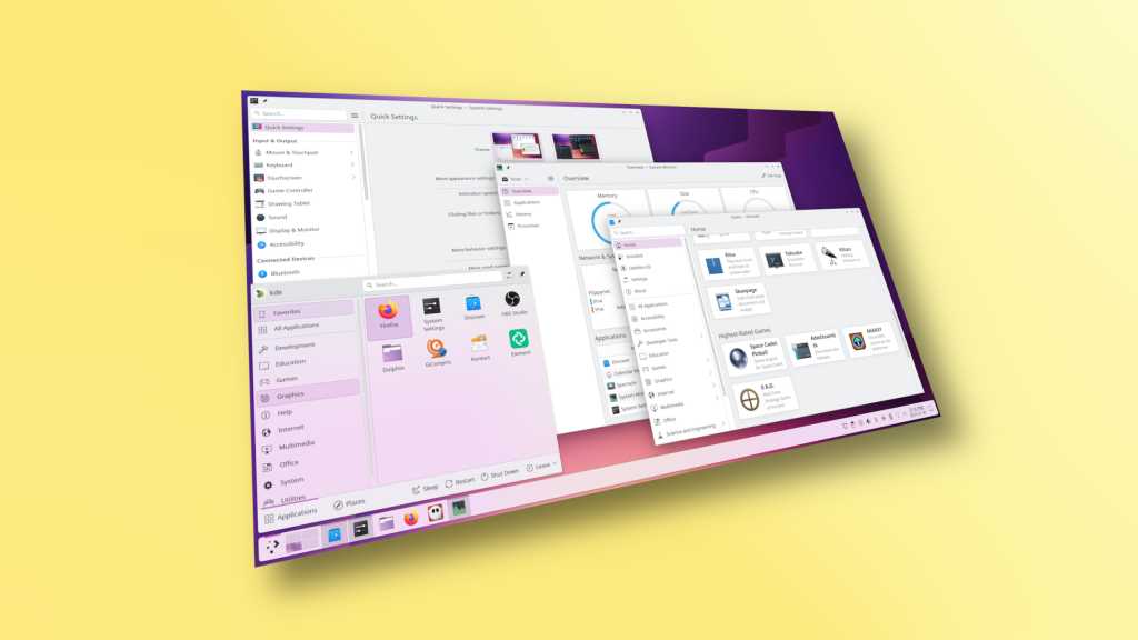 KDE Plasma Desktop screenshot promo