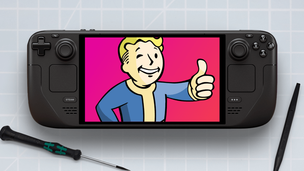 Steam Deck vault boy