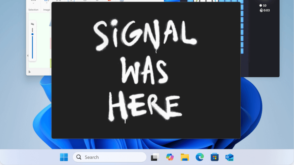 Signal bloque les captures d'écran de l'IA de l'EI de Windows Rappel avec un piratage DRM intelligent