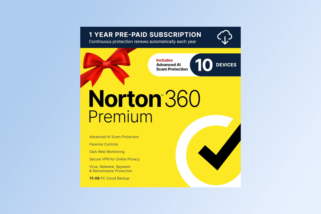 Norton 360 Premium box art for winter 2025