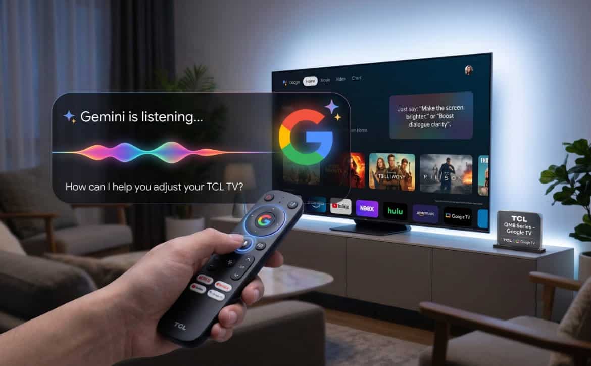 TCL est le premier à verrouiller le calibrage matériel avancé du téléviseur Gemini de Google