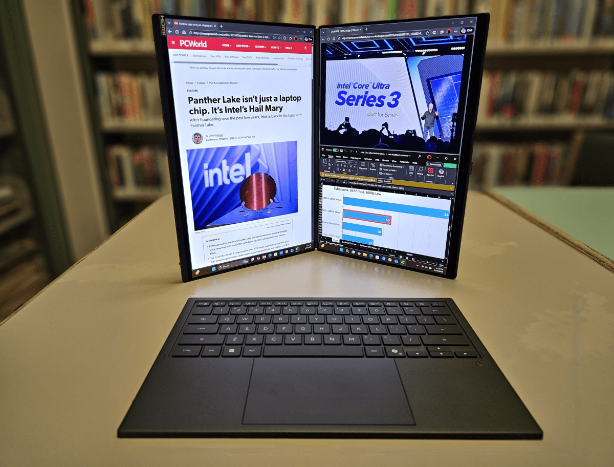 Modification principale d'Intel Core Ultra Series 3 Panther Lake