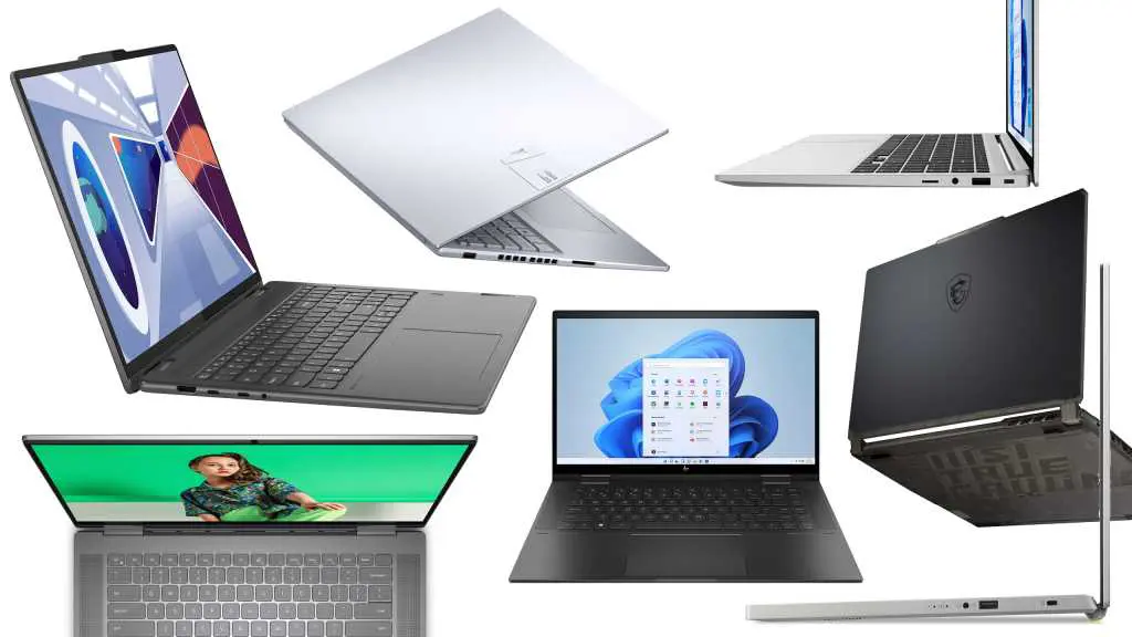 Laptops montage