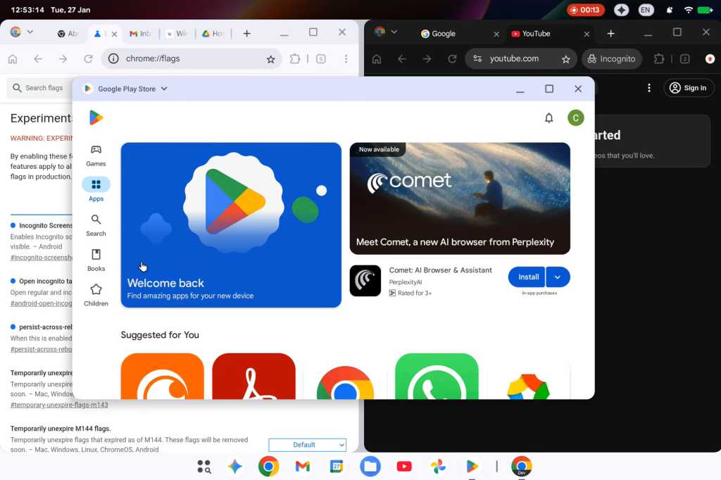 Google leaked screenshot of Aluminium OS first peek