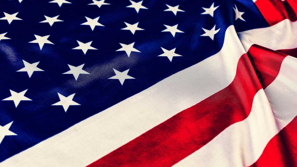 US-Flagge / Fahne der Vereinigten Staaten von Amerika / Sternenbanner