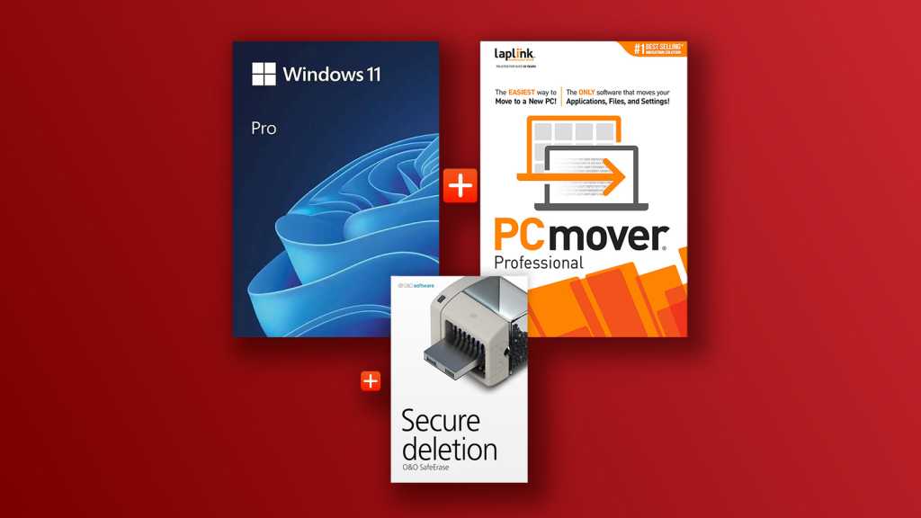 PCWorld software bundle Windows 11 and PCmover Pro and SafeErase 19 Pro