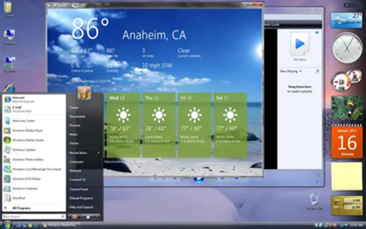 Windows Vista Desktop